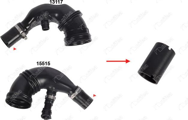 NIFEA 15531 - Трубка, нагнетание воздуха abcparts.ee