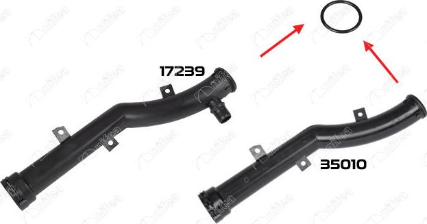 NIFEA 17194 - Прокладка, трубопровод охлаждающей жидкости abcparts.ee