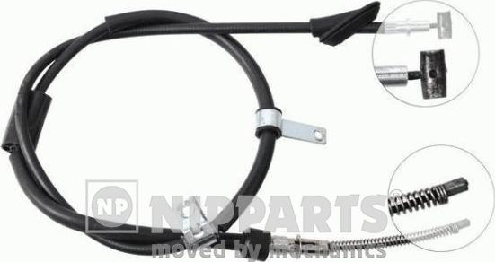 Nipparts J11336 - Тросик, cтояночный тормоз abcparts.ee