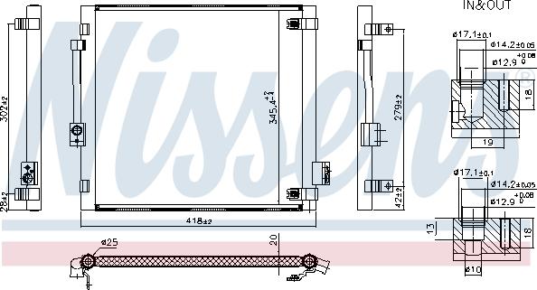 Nissens 940688 - Конденсатор кондиционера abcparts.ee
