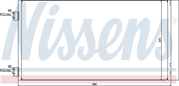 NISSENS 940204 - Конденсатор кондиционера abcparts.ee