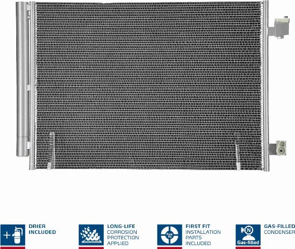 NISSENS 941345 - Конденсатор кондиционера abcparts.ee