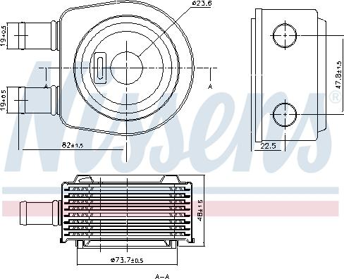 Nissens 90798 - Õliradiaator,mootoriõli abcparts.ee