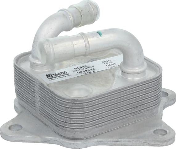 Nissens 91442 - Масляный радиатор, двигательное масло abcparts.ee