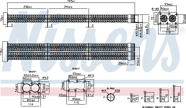 NISSENS 989566 - Радиатор, рециркуляция ОГ abcparts.ee