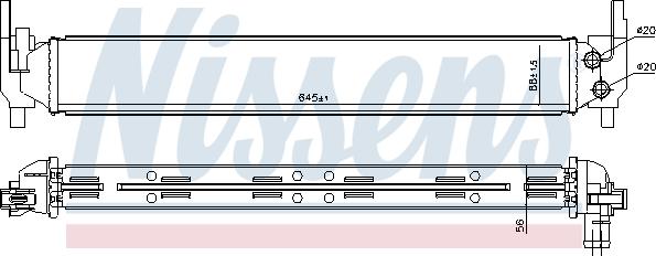 NISSENS 65331 - Радиатор, охлаждение двигателя abcparts.ee