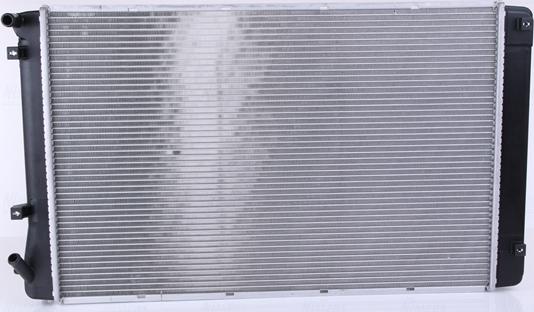 NISSENS 606608 - Радиатор, охлаждение двигателя abcparts.ee