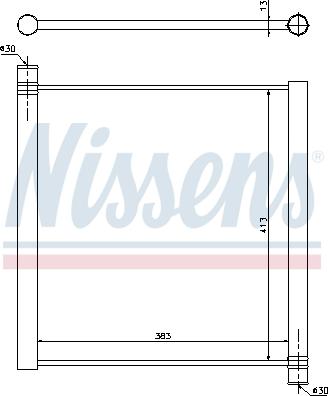 Nissens 68451 - Радиатор, охлаждение двигателя abcparts.ee
