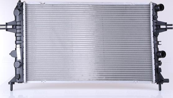 NISSENS 63095A - Радиатор, охлаждение двигателя abcparts.ee