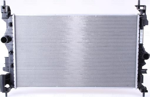 NISSENS 630783 - Радиатор, охлаждение двигателя abcparts.ee