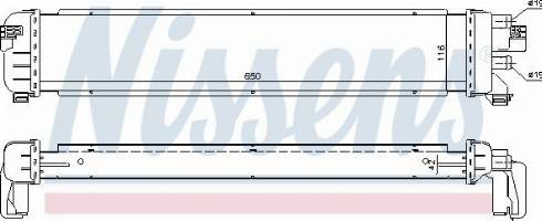 NISSENS 627043 - Низкотемпературный охладитель, интеркулер abcparts.ee