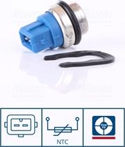 Nissens 207024 - Датчик температуры ОЖ, охлаждающей жидкости abcparts.ee