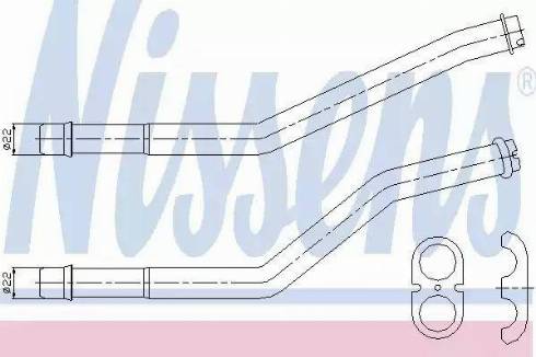 NISSENS 72942 - Теплообменник, отопление салона abcparts.ee
