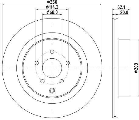 Nisshinbo ND2053K - Тормозной диск abcparts.ee