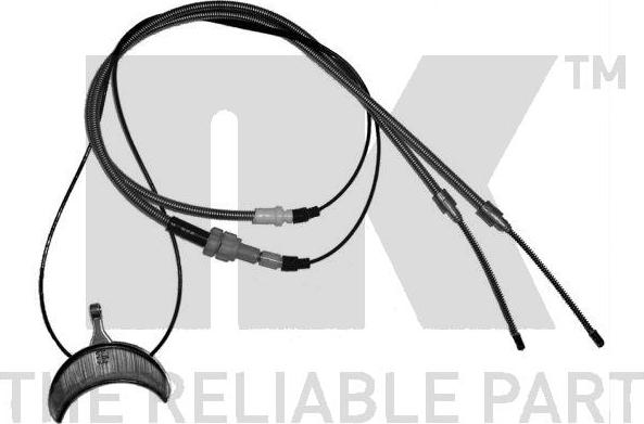 NK 902528 - Тросик, cтояночный тормоз abcparts.ee