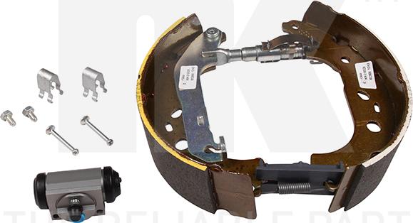 NK 442570001 - Комплект тормозных колодок, барабанные abcparts.ee