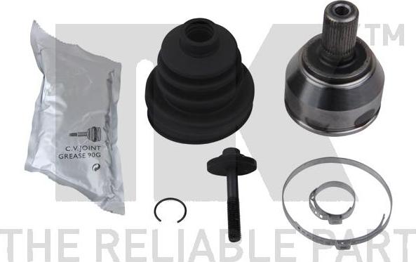 NK 512545 - Комплект ШРУСа, приводной вал, шарнир abcparts.ee