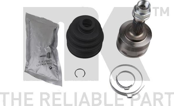 NK 512376 - Комплект ШРУСа, приводной вал, шарнир abcparts.ee