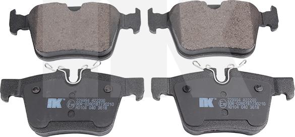 NK 229994 - Тормозные колодки, дисковые, комплект abcparts.ee