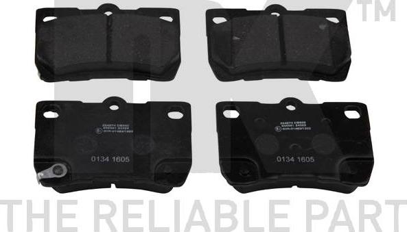 NK 224574 - Тормозные колодки, дисковые, комплект abcparts.ee