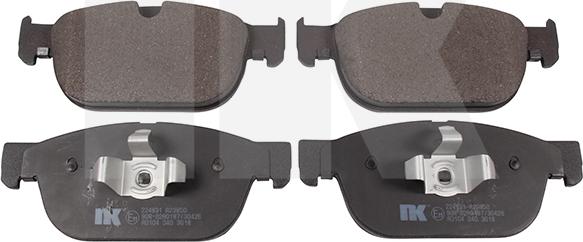 NK 224831 - Тормозные колодки, дисковые, комплект abcparts.ee