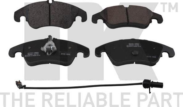 NK 224797 - Тормозные колодки, дисковые, комплект abcparts.ee