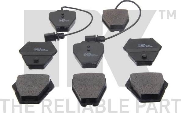 NK 224780 - Тормозные колодки, дисковые, комплект abcparts.ee