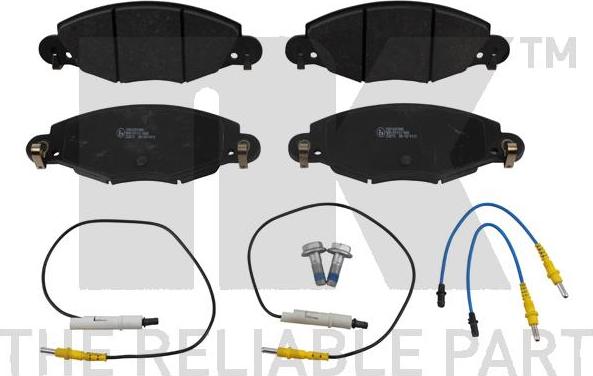NK 221945 - Тормозные колодки, дисковые, комплект abcparts.ee