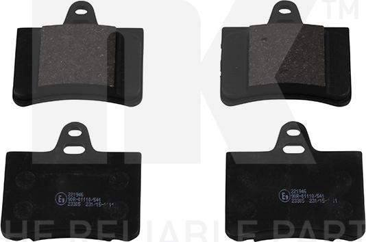 NK 221946 - Тормозные колодки, дисковые, комплект abcparts.ee