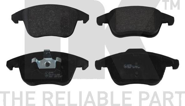 NK 221956 - Тормозные колодки, дисковые, комплект abcparts.ee