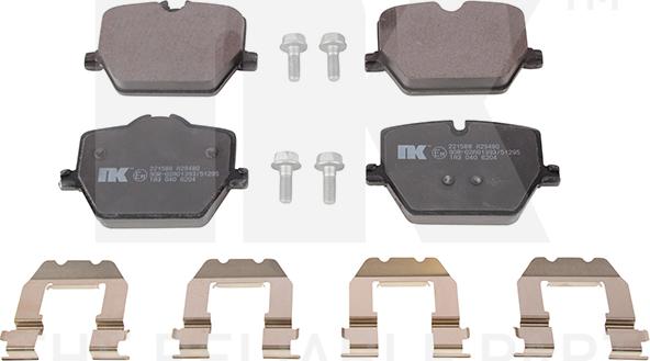 NK 221588 - Тормозные колодки, дисковые, комплект abcparts.ee