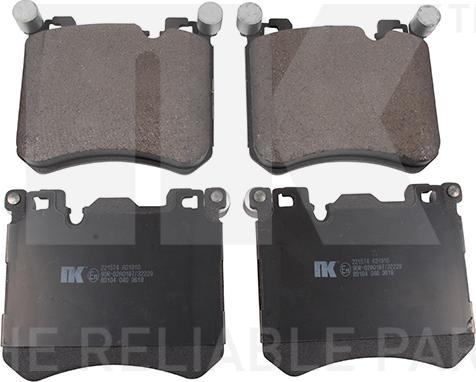 NK 221574 - Тормозные колодки, дисковые, комплект abcparts.ee