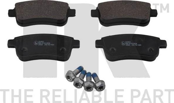 NK 223963 - Тормозные колодки, дисковые, комплект abcparts.ee