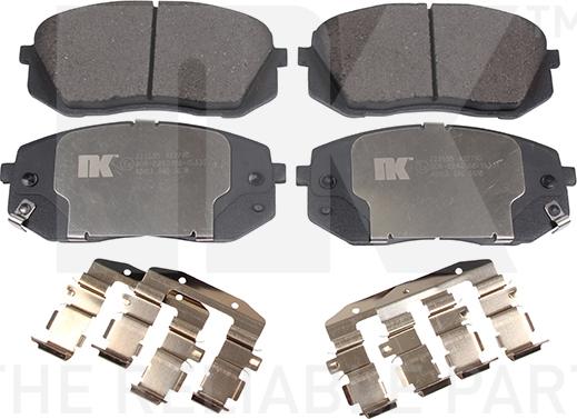 NK 223535 - Тормозные колодки, дисковые, комплект abcparts.ee