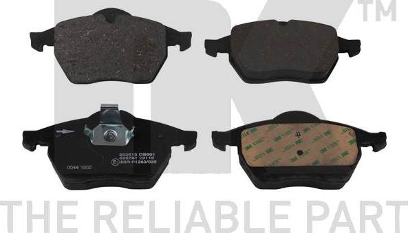 NK 223613 - Тормозные колодки, дисковые, комплект abcparts.ee