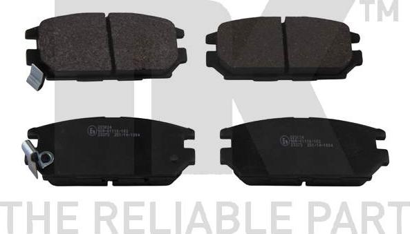 NK 223024 - Тормозные колодки, дисковые, комплект abcparts.ee