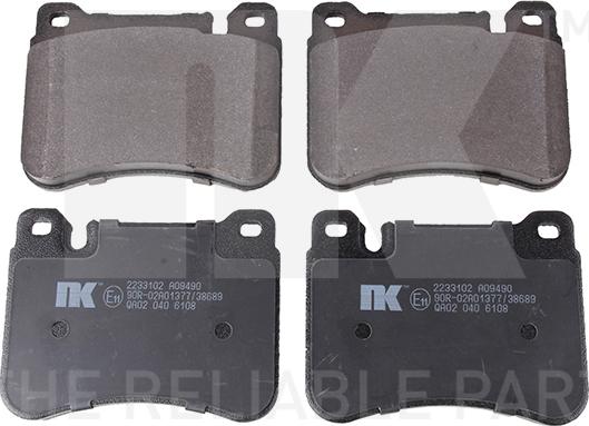 NK 2233102 - Тормозные колодки, дисковые, комплект abcparts.ee