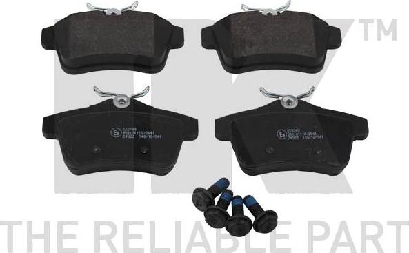 NK 223749 - Тормозные колодки, дисковые, комплект abcparts.ee