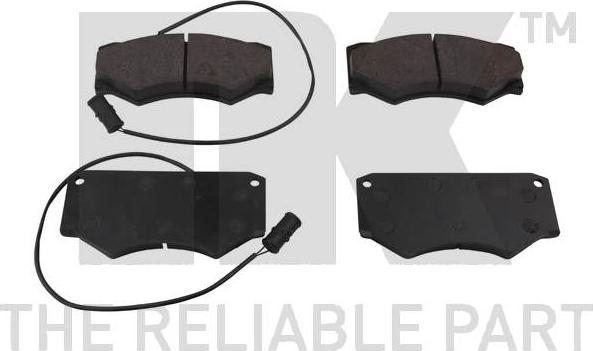 NK 222342 - Тормозные колодки, дисковые, комплект abcparts.ee