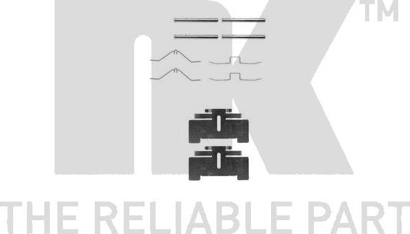 NK 7999974 - Комплектующие для колодок дискового тормоза abcparts.ee