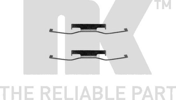 NK 7999011 - Комплектующие для колодок дискового тормоза abcparts.ee