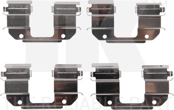 NK 7950285 - Комплектующие для колодок дискового тормоза abcparts.ee