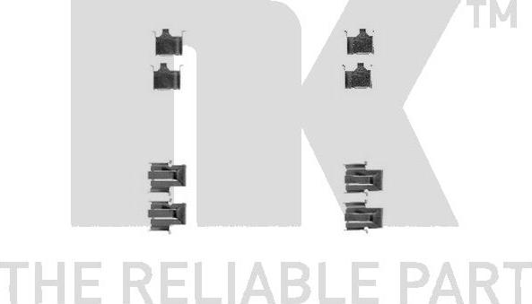 NK 7930078 - Комплектующие для колодок дискового тормоза abcparts.ee