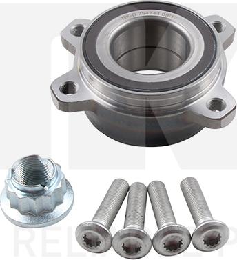 NK 754744 - Комплект подшипника, ступицы колеса abcparts.ee