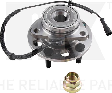 NK 755701 - Комплект подшипника, ступицы колеса abcparts.ee