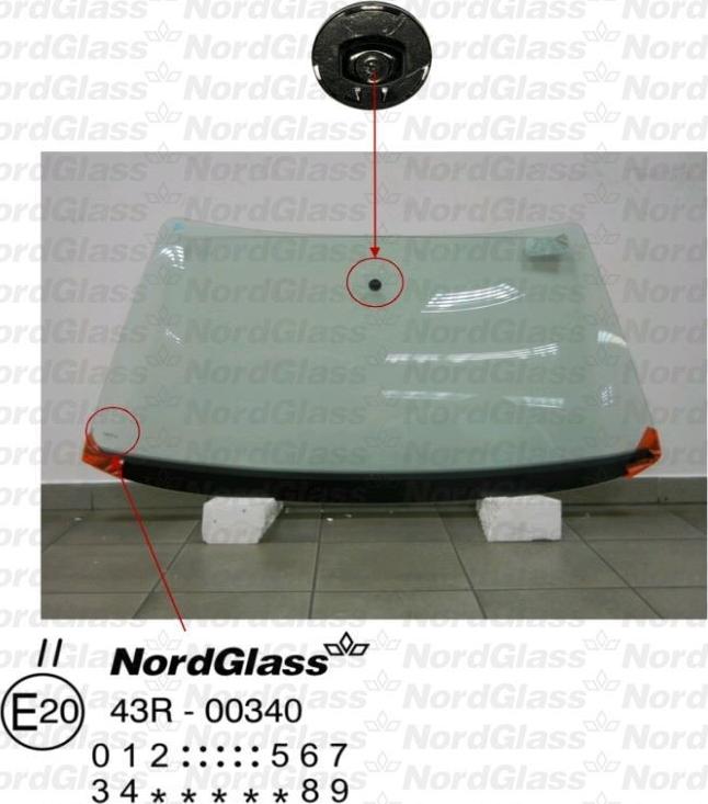 NordGlass 4042499 - Ветровое стекло abcparts.ee