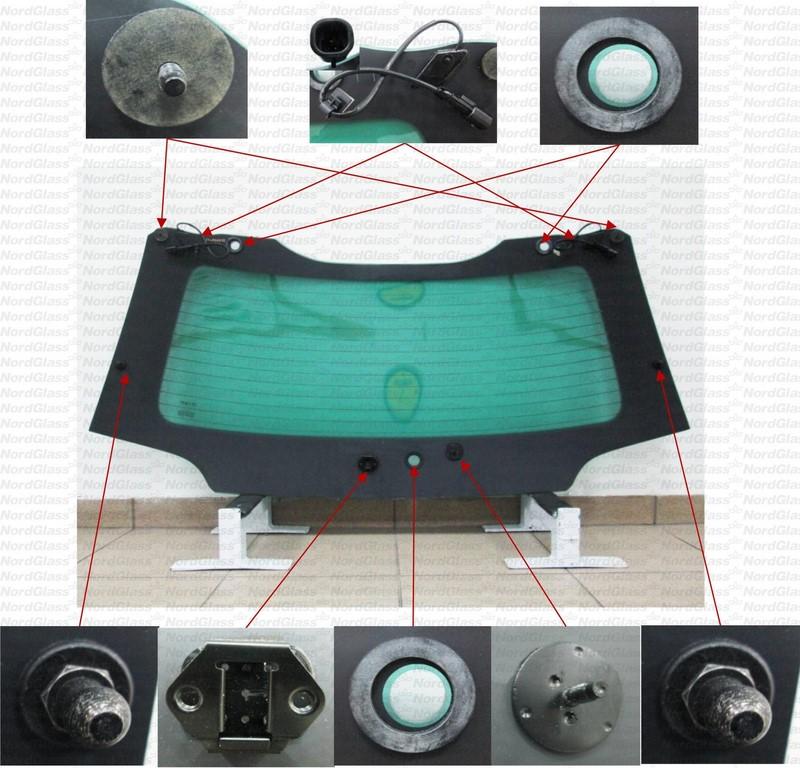 NordGlass 4120705 - Заднее стекло abcparts.ee