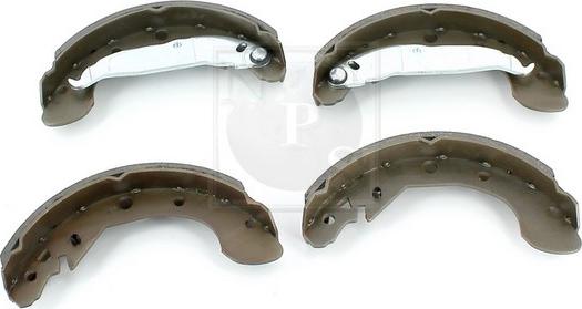 NPS D350O05 - Комплект тормозных колодок, барабанные abcparts.ee