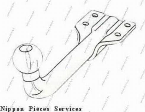 NPS D790O16A - Прицепное устройство, фаркоп abcparts.ee