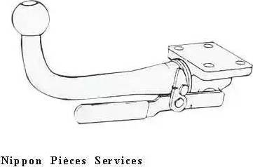 NPS D790O16F - Прицепное устройство, фаркоп abcparts.ee